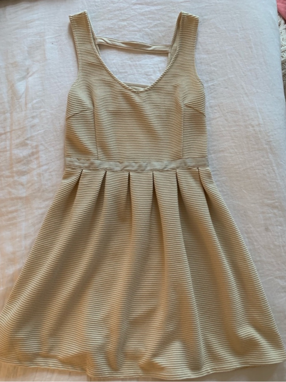 American Eagle Women’s Oatmeal Cream Mini Dress Size 2